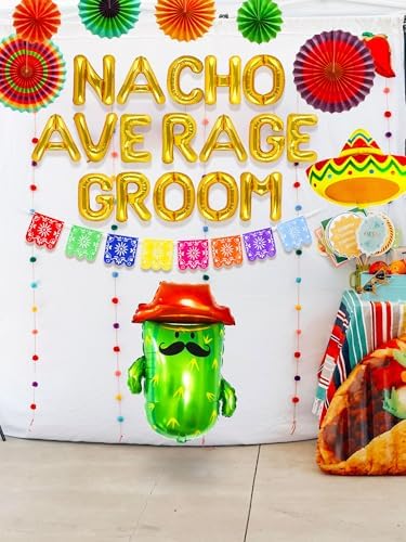 JeVenis Nacho Groom Balloons Decorations