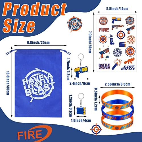 Sureio 138 Pcs Dart Battle Party Supplies Set