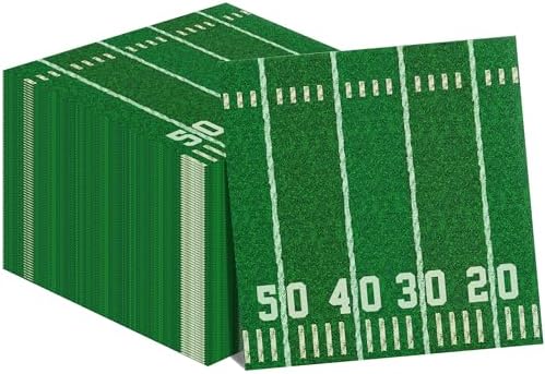 Football Party Napkins 40PCS 65 Inch Disposable