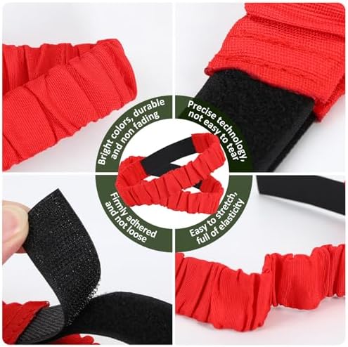 Augshy 8Pcs 3 Legged Race Bands for Relay Games