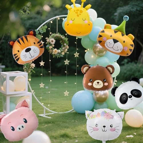10pcs Farm Animal Balloons for Kids Party Decor