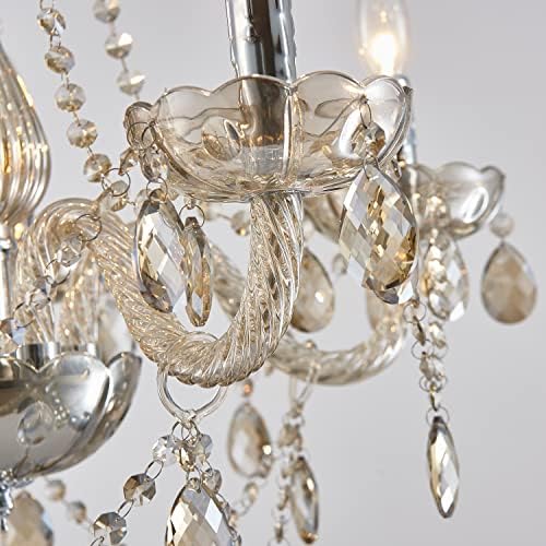Saint Mossi 5 Light Crystal Chandelier for Home Decor