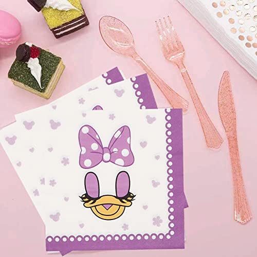 40PCS Pink Minnie Mouse Party Napkins