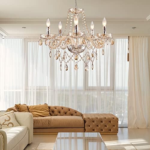 Saint Mossi 5 Light Crystal Chandelier for Home Decor