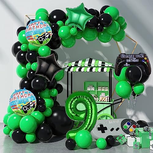 6Pcs Video Game Themed Balloons for Birthday Parties