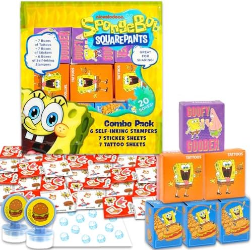 Spongebob Party Favors 20 Piece Bundle