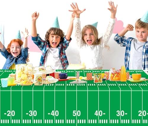 Oigco Football Tablecloth 54x108 Inch 2 Pack