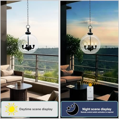Battery Operated LED Chandelier for Outdoor Use