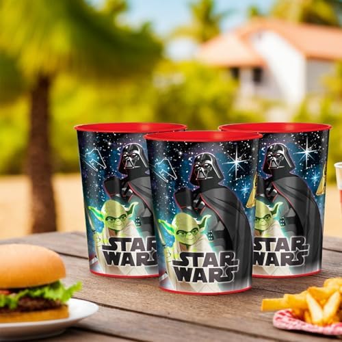 Amscan Star Wars Galaxy of Adventures Metallic Favor Cup 16 Oz