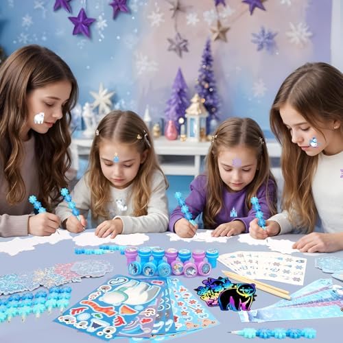 BenLouis 108Pcs Frozen Themed School Party Favors Set