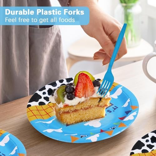 Boy Story Baby Shower Decorations Plates Set 25 Guests