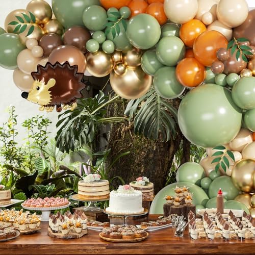 Woodland Animals Balloon Garland Kit 148pcs