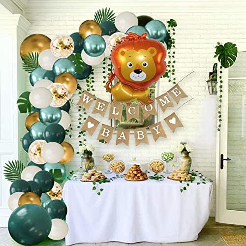 CHIL 4PCS 33 Inch Lion Foil Balloons