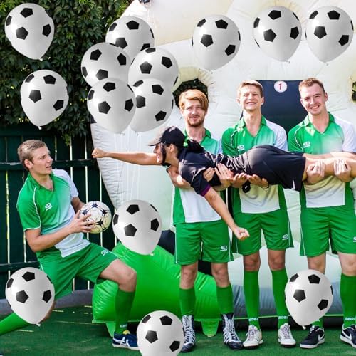 30pcs Soccer Balloons for Soccer Party Decorations