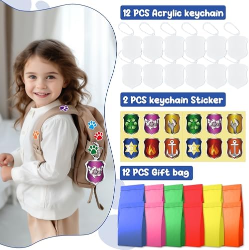 75PCS Dog Paw Party Favor Pack for Kids