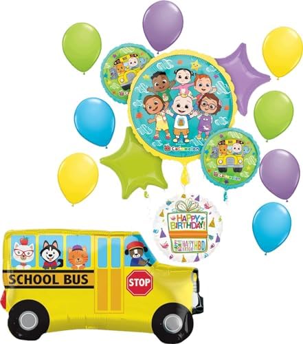CoComelon Birthday Foil and Latex Balloons Decorations
