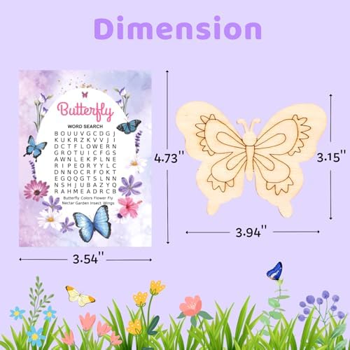 VENUSFIT 24 Piece Butterfly Party Favor Set