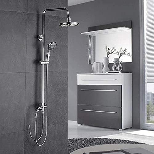 Swivel Shower Column with Hand and Rain Shower Heads