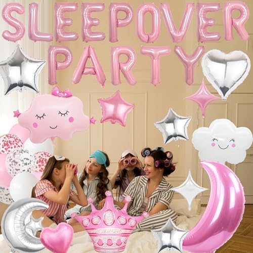 Sleepover Party Balloon Set for Girls