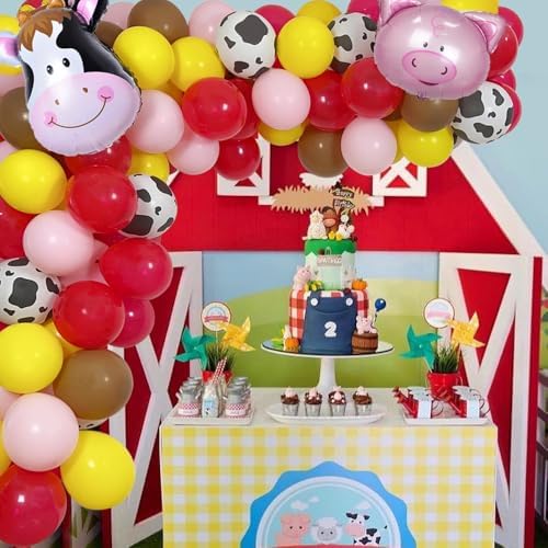 Farm Animal Balloon Arch Kit for Kids Birthday Party