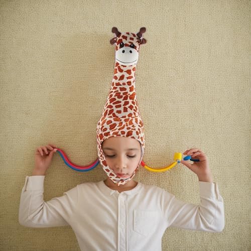 Giraffe Costume Hat Plush Headband Fun Party Hat
