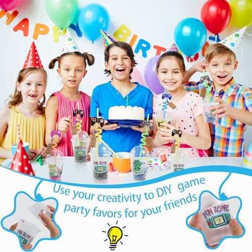 LiYiQ 292 Pcs Video Game Party Favors Set