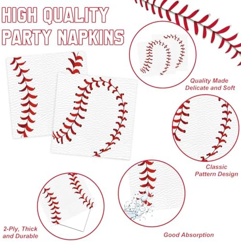 140 PCS Baseball Birthday Party Decorations Set