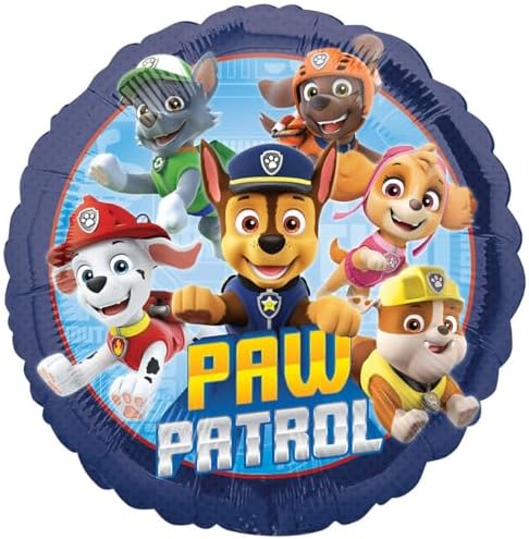 Anagram Paw Pups on Patrol Birthday Balloon Decorations 13pc