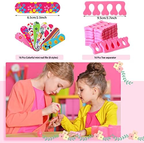Pinkunn 176 Pcs Spa Party Supplies for Girls