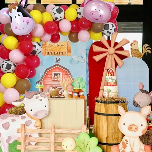 Farm Animal Balloon Arch Kit for Kids Birthday Party