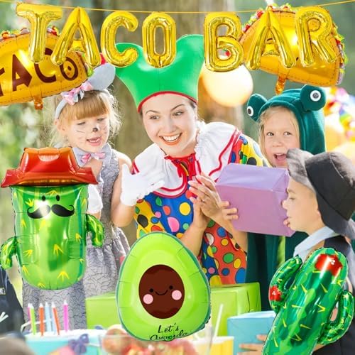 Taco Fiesta Balloons 13Pcs Party Decorations
