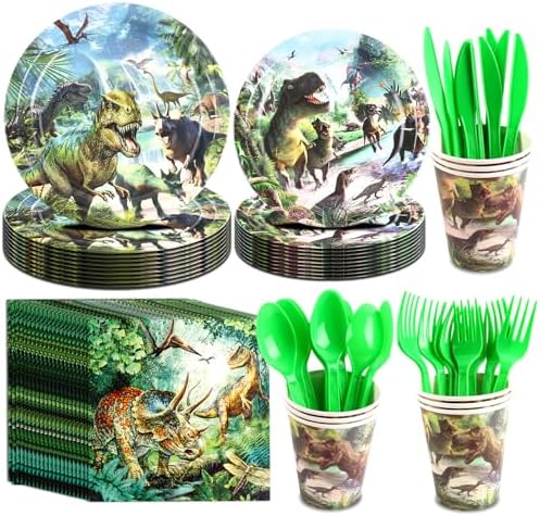 Dinosaur 5th Birthday Decorations Set