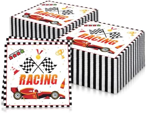 Racing Car Napkins for Birthday Parties