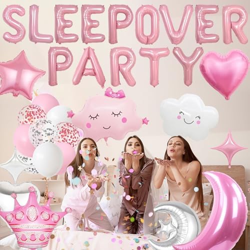 Sleepover Party Balloon Set for Girls