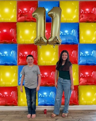 Cartoon Birthday Decorations 25PCS Foil Balloons Wall Banner Set