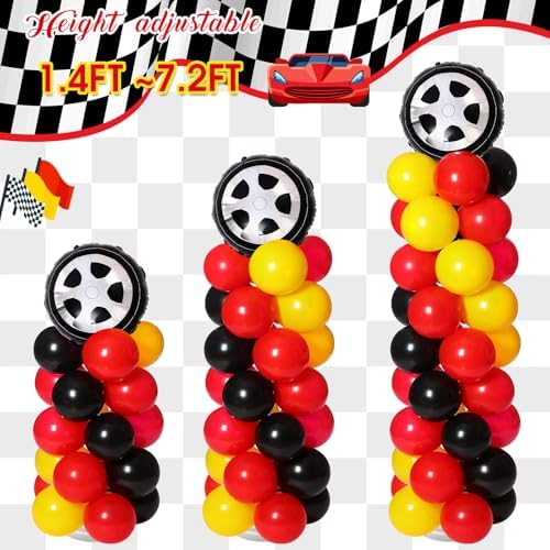 Lunmon 159 Pcs Race Car Party Decorations Set