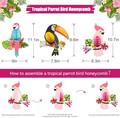 Luau Party Decorations Kit - Hawaiian Theme