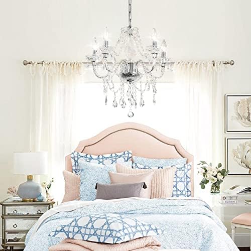 5 Light Crystal Hanging Pendant Light Chandelier