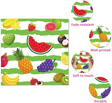 40pcs Fruit Pattern Paper Napkins for Summer Parties