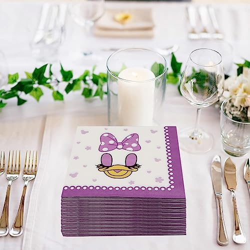 40PCS Pink Minnie Mouse Party Napkins