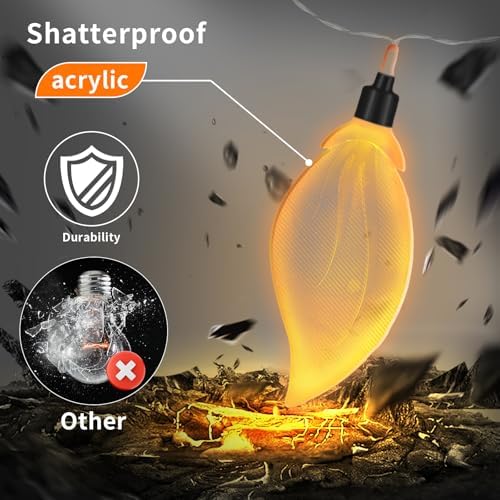 Leaf String Light USB Power Supply 10 LED Fairy Lights