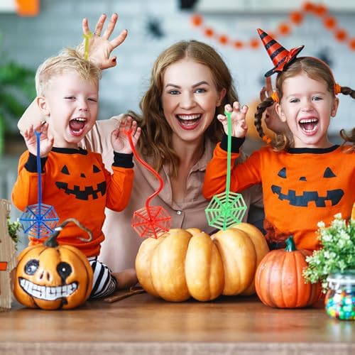 24Pcs Colorful Spider Web Party Favors Pack