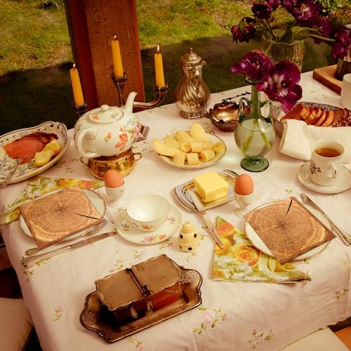 40Pcs Wood Grain Party Napkins 65x65 Inches