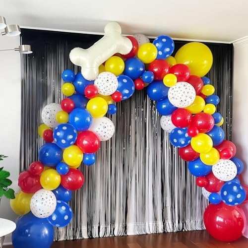 Dog Paw Balloons Set for Kids Party Theme