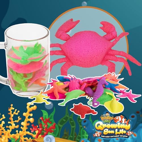IPIDIPI TOYS Water Growing Sea Creatures Set of 32
