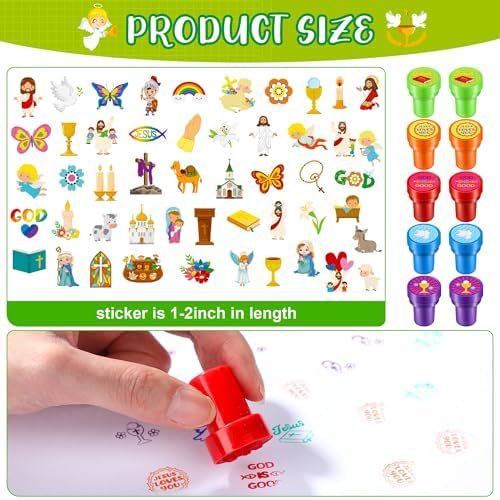 Frienda 120 Pcs Christian Party Favors Multi-Item Set