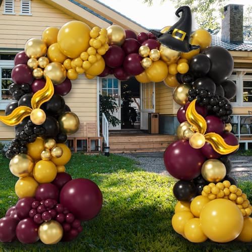 Magical Wizard Balloons Arch Kit 140pcs Birthday Party Decor