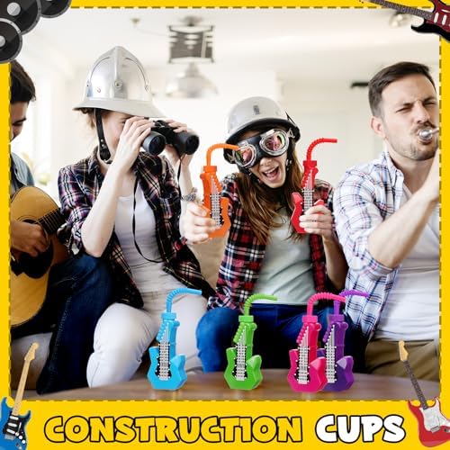Tanlade 12 Pcs Electric Guitar Cups with Straws