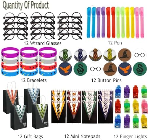 84 Pcs Wizard School Party Favors Set for Kids