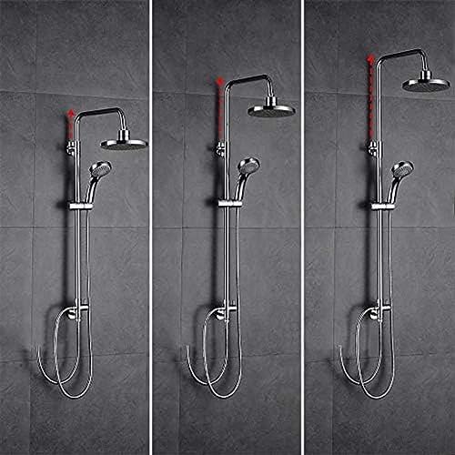 Swivel Shower Column with Hand and Rain Shower Heads